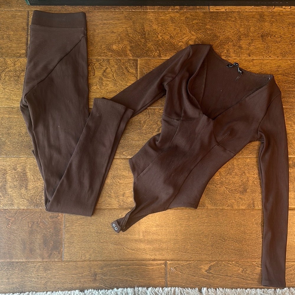 Naked Wardrobe Snached Ribbed Set